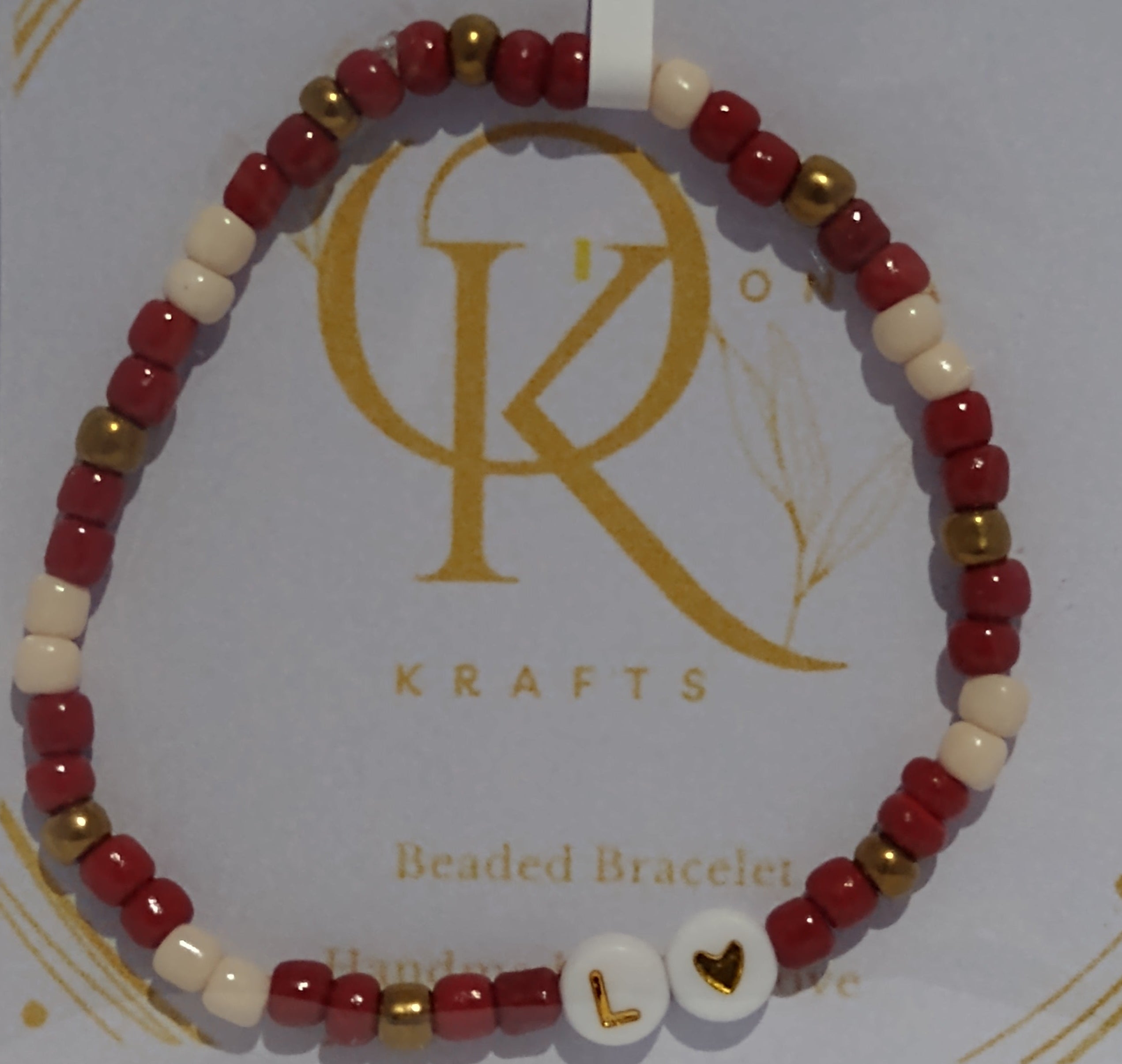 L-Love, Beaded Bracelet (Pair)