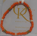 Forever Orange, Beaded Bracelet (Pair)