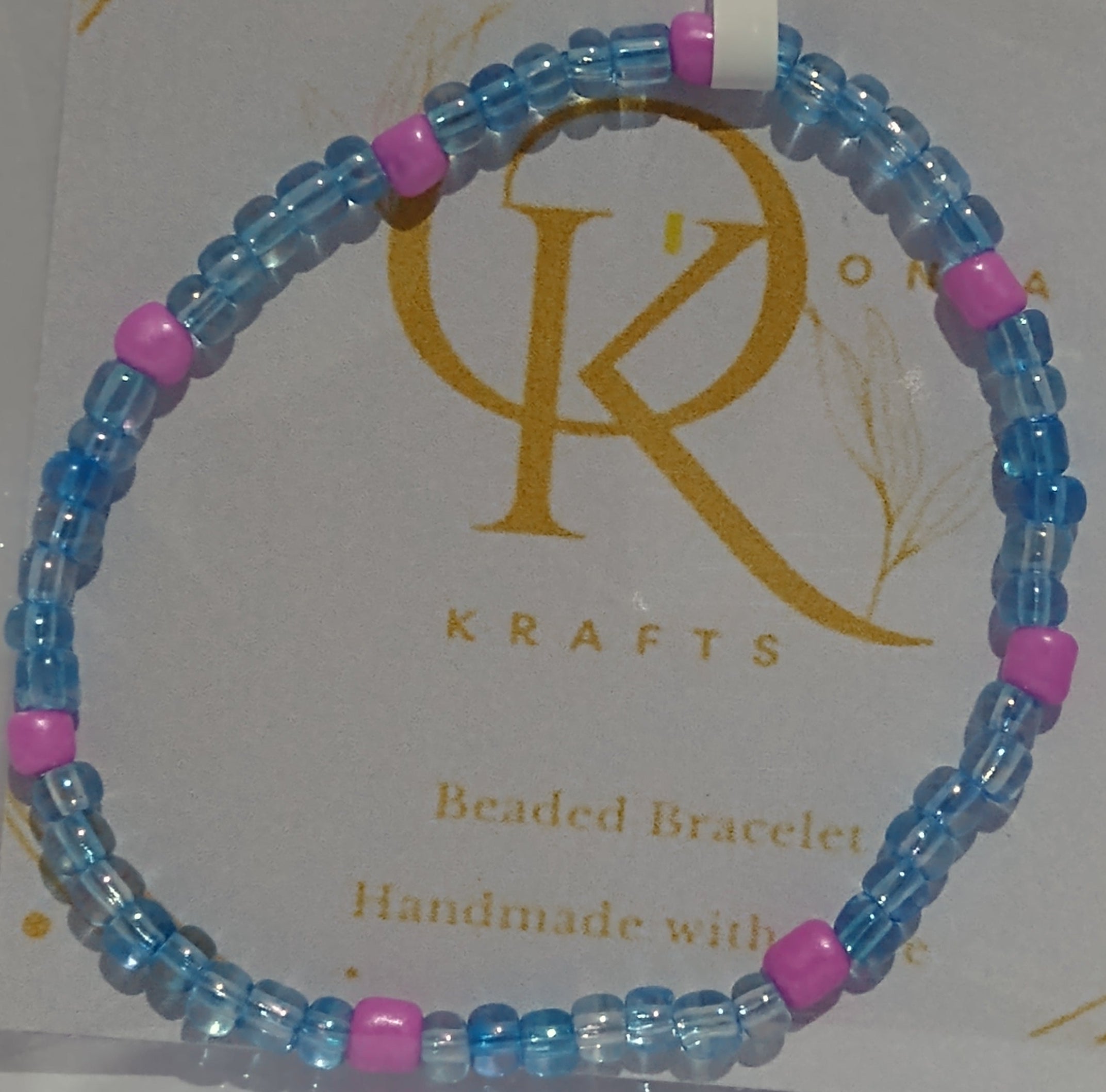 Turquoise Wave Beaded Necklace w/ Bracelets (Set)