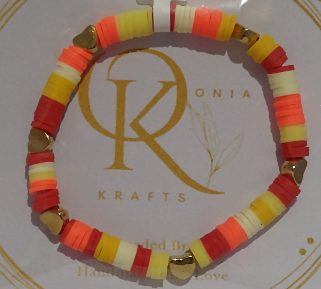 Phoenix Love, Clay Beaded Bracelet (Single)