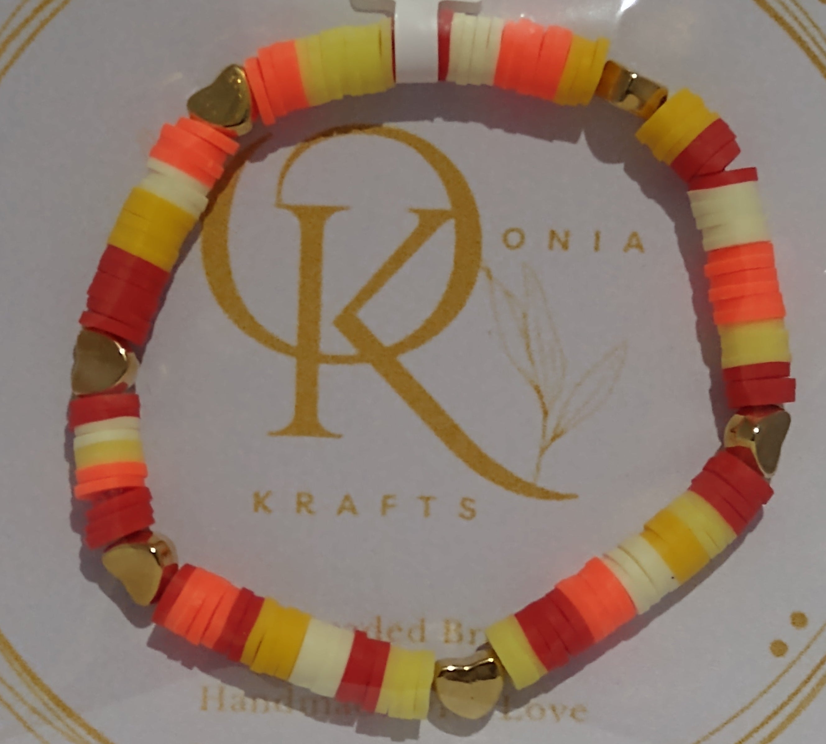 Phoenix Love, Clay Beaded Bracelet (Single)