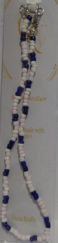 Purple Phase Beaded Necklace w/ Bracelets (Set)