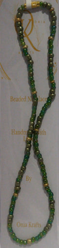 Forest Vibe Beaded Necklace (Single)