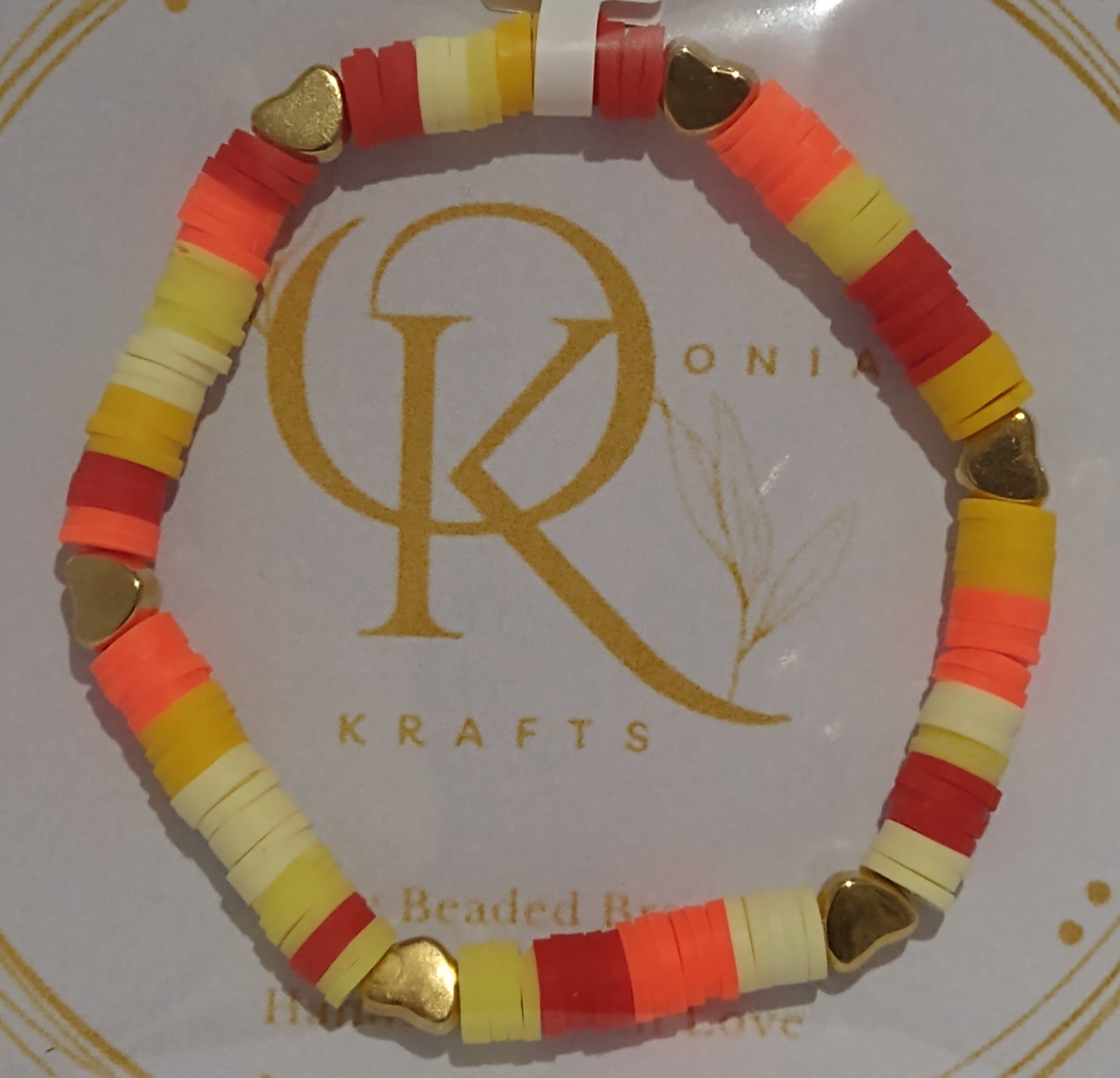 Phoenix Love, Clay Beaded Bracelet (Single)