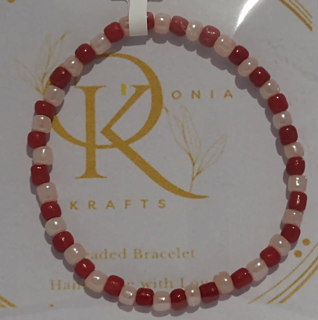 The Simplicity, Beaded Bracelet (Pair)