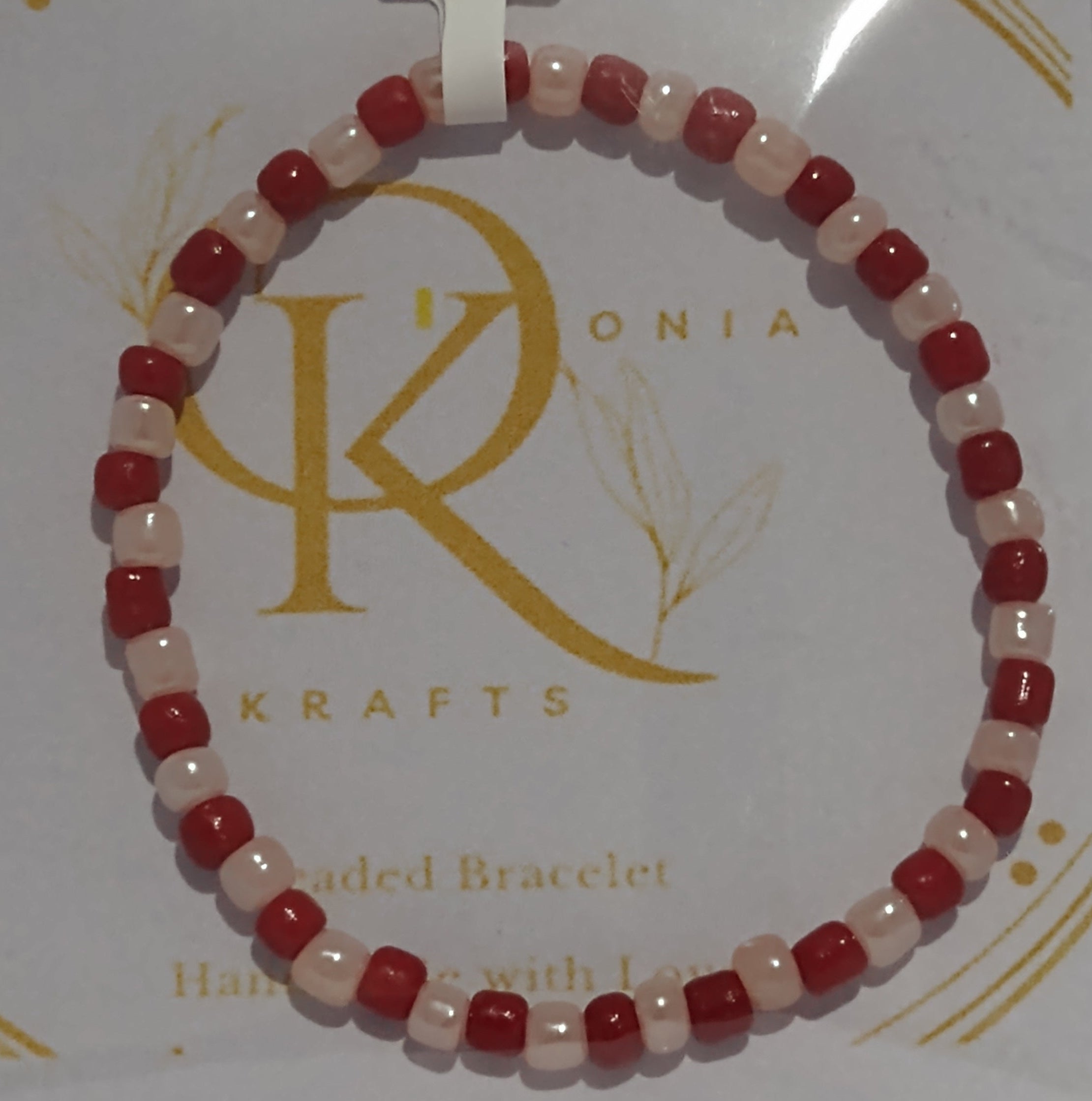 The Simplicity, Beaded Bracelet (Pair)