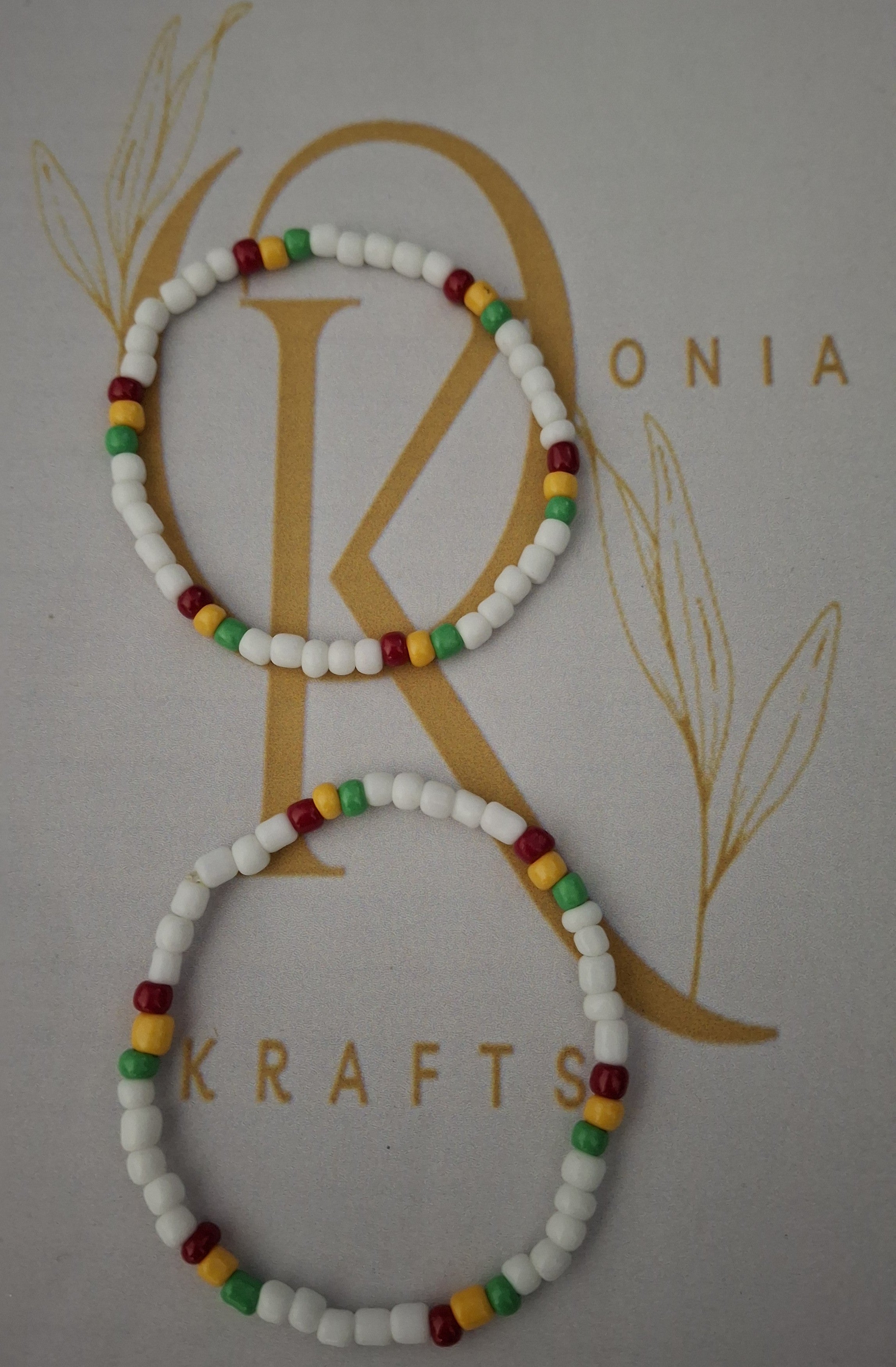 Together One, Beaded Bracelet (Pair)