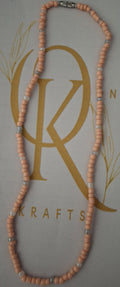 Peach Perfection Beaded Necklace (Single)