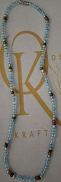 Seashore Shimmer Beaded Necklace (Single)